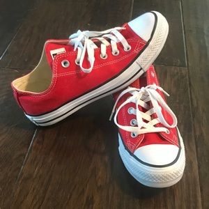 Red Converse All Star Chuck Taylors